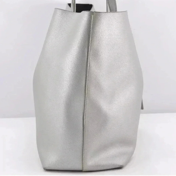 Yves Saint Laurent Silver Tote Bag - Picture 4 of 15